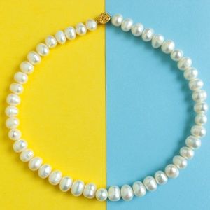8 mm Medium Luster Pearl Necklace